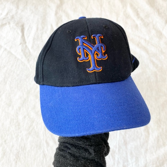 Vintage New York Mets Nike Fitted Baseball Ball Cap Hat - Picture 5 of 11